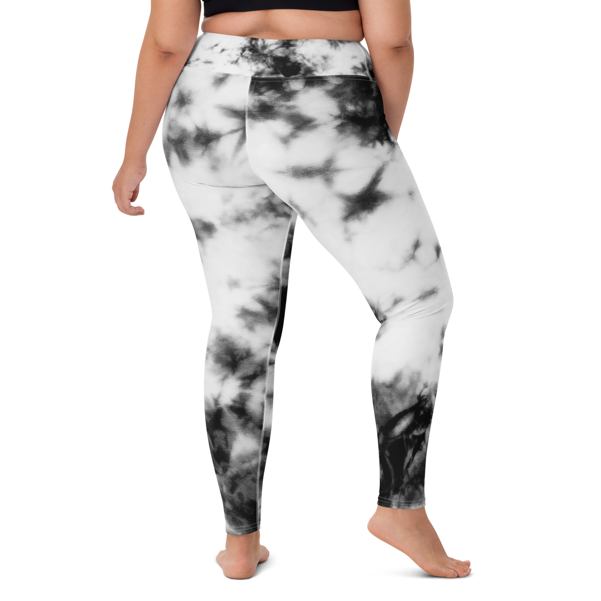 Pinkskate Black Tie Dye Leggings