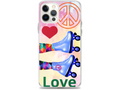Peace Love and Skate iPhone Case