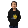 Caution sign hockey youth hoodie