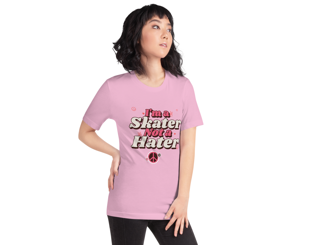 Pinkskate Skater Not A Hater Short-Sleeve Tee