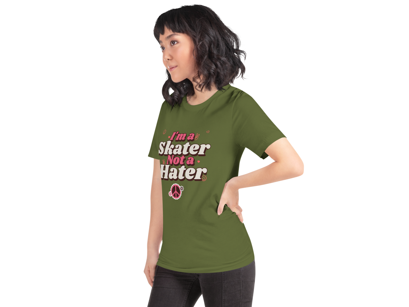 Pinkskate Skater Not A Hater Short-Sleeve Tee