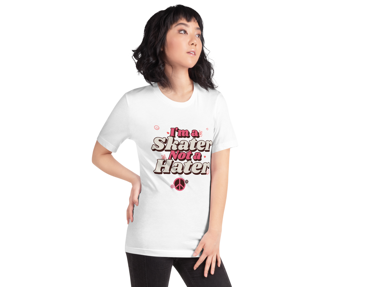 Pinkskate Skater Not A Hater Short-Sleeve Tee