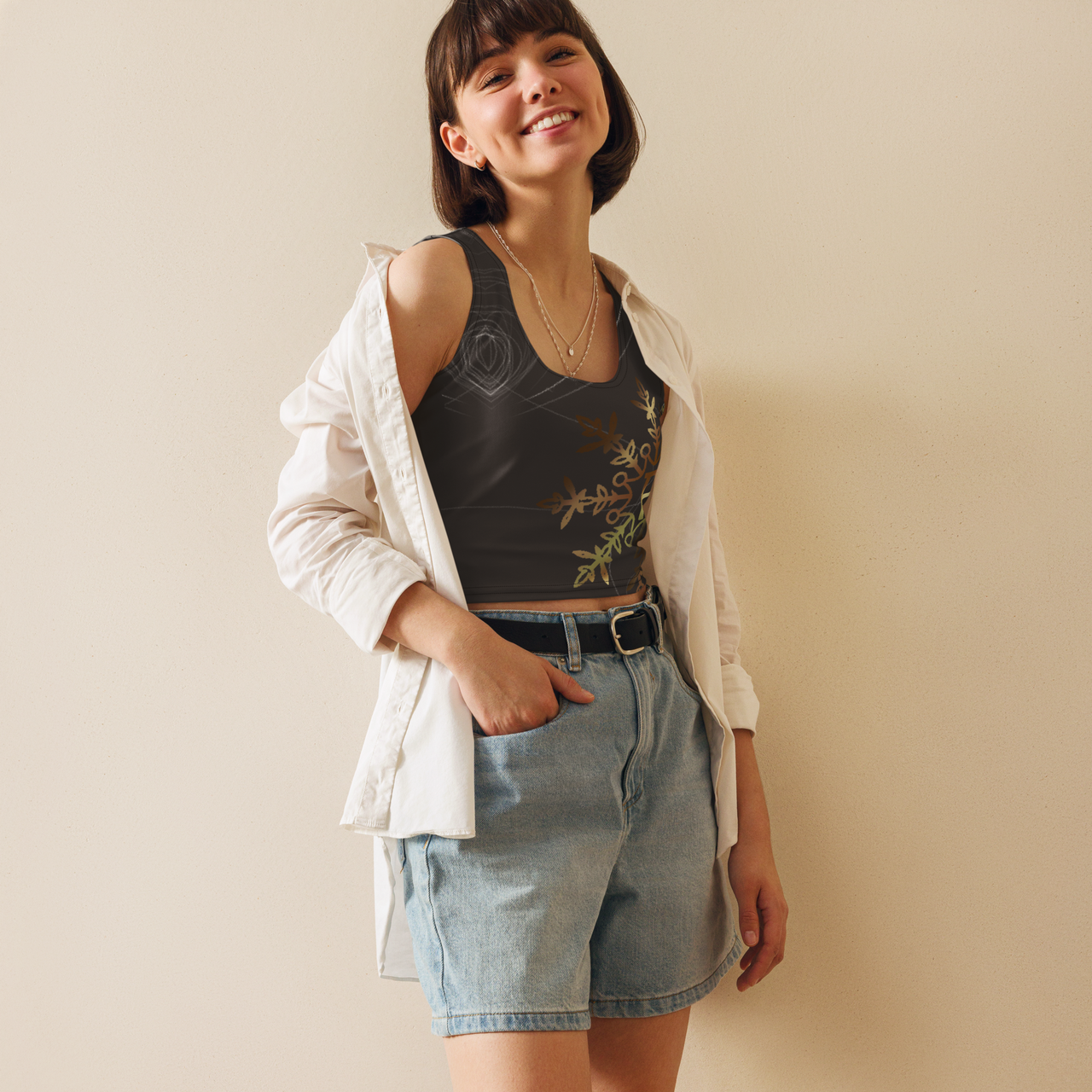 Gold Level Crop Top