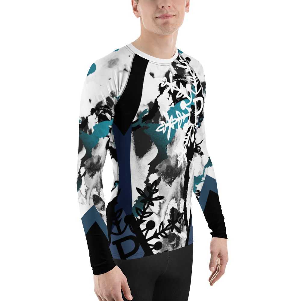 Electric Tundra Men's Rash Guard