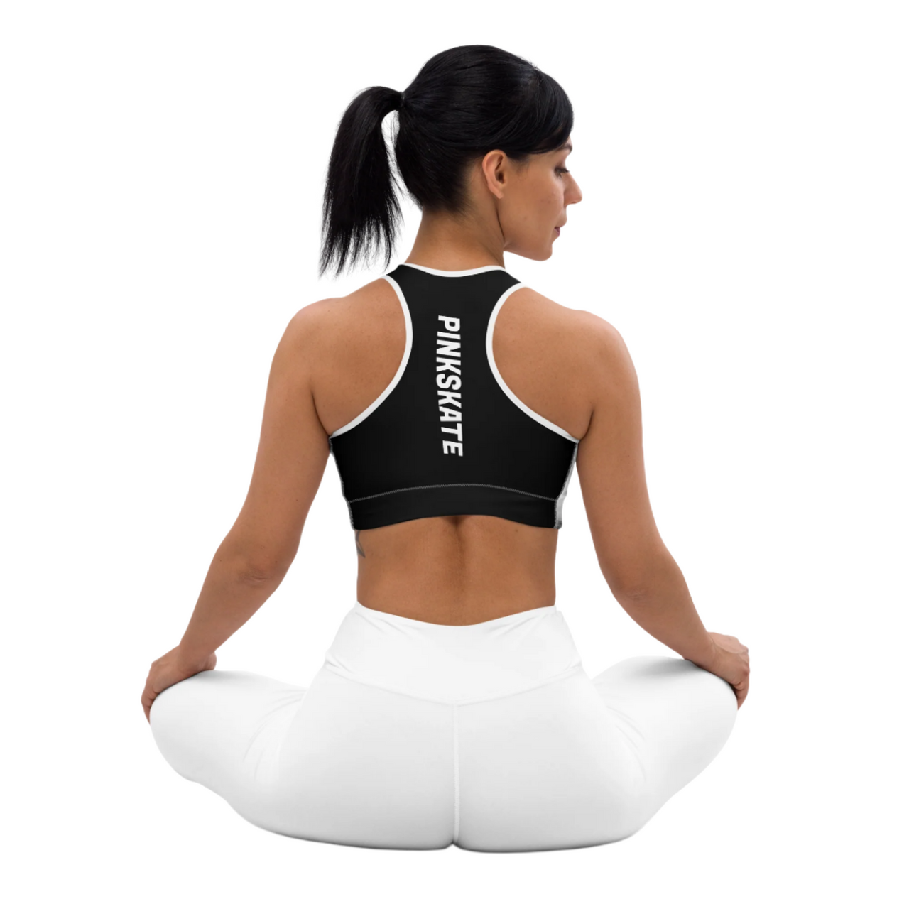 Black Tie Dye Sports Bra
