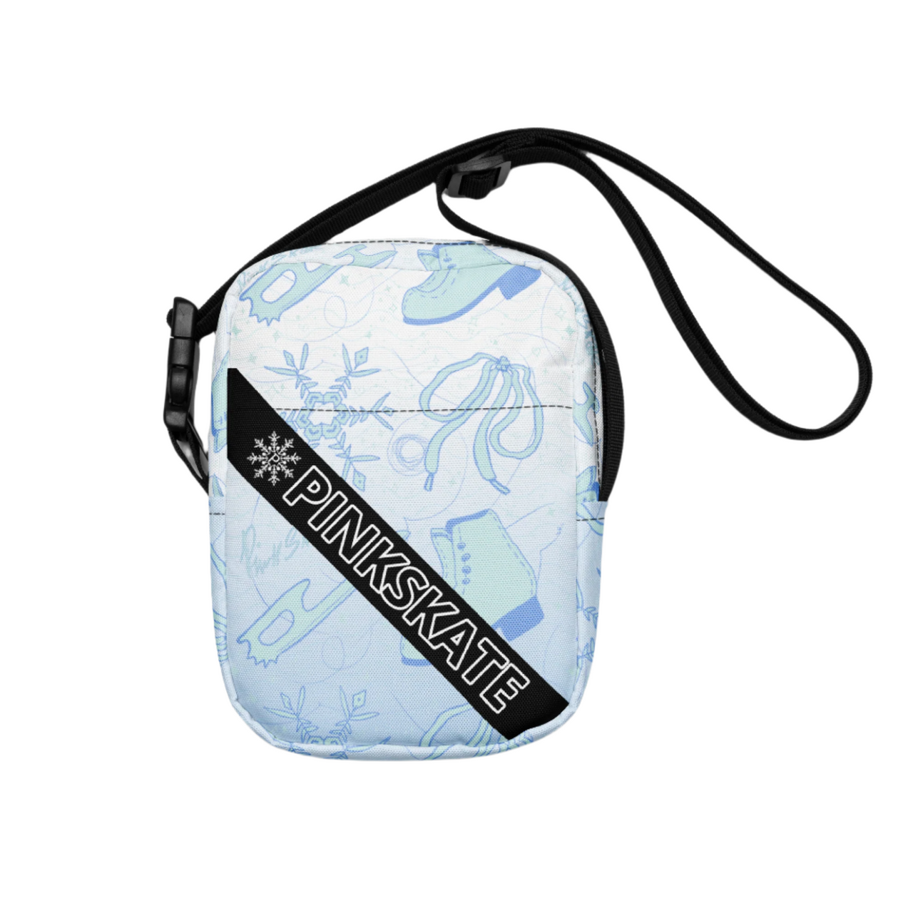 Blue Pinkskate Crossbody Bag