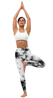 Pinkskate Black Tie Dye Leggings