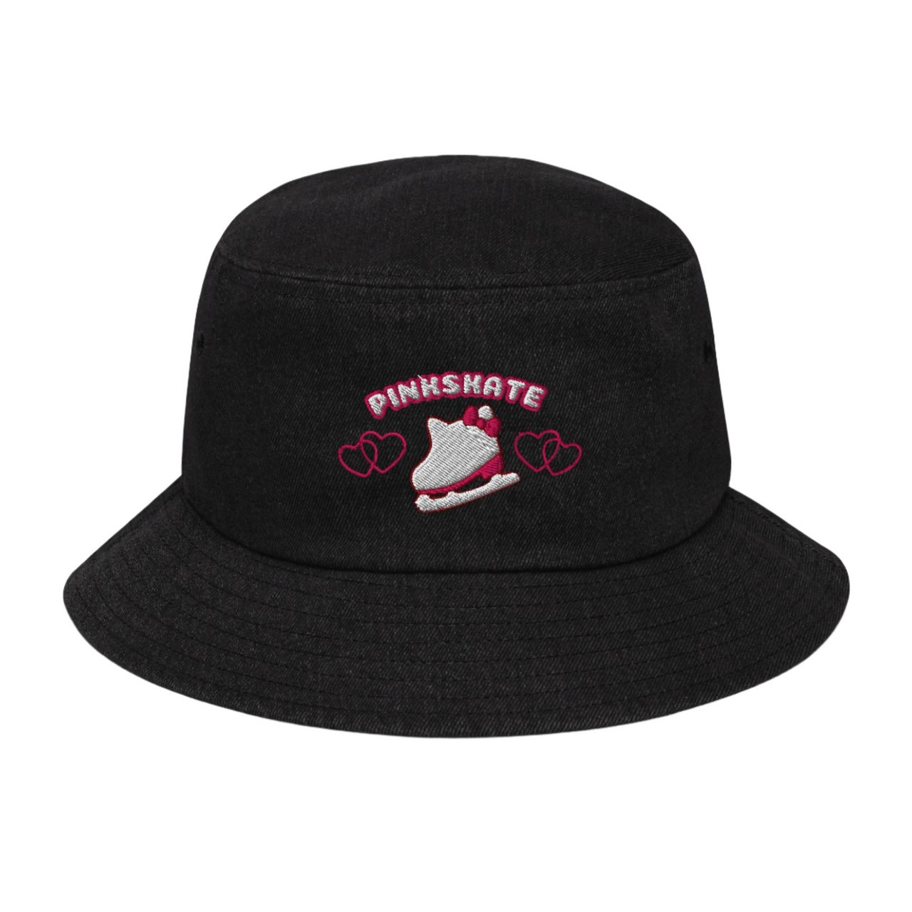 Pinkskate Denim Bucket Hat