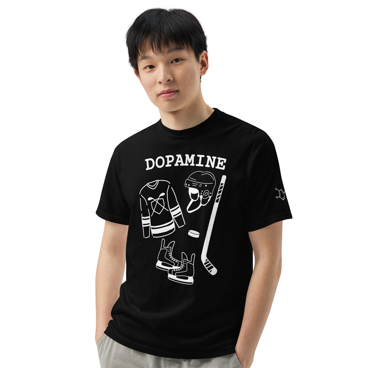 Hockey Dopamine Graphic T-shirt