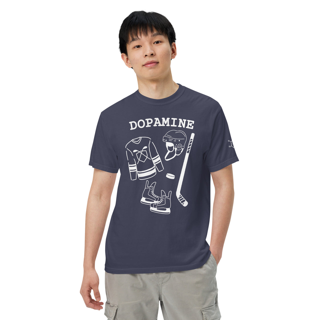 Hockey Dopamine Graphic T-shirt