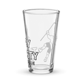 Thirsty pint glass