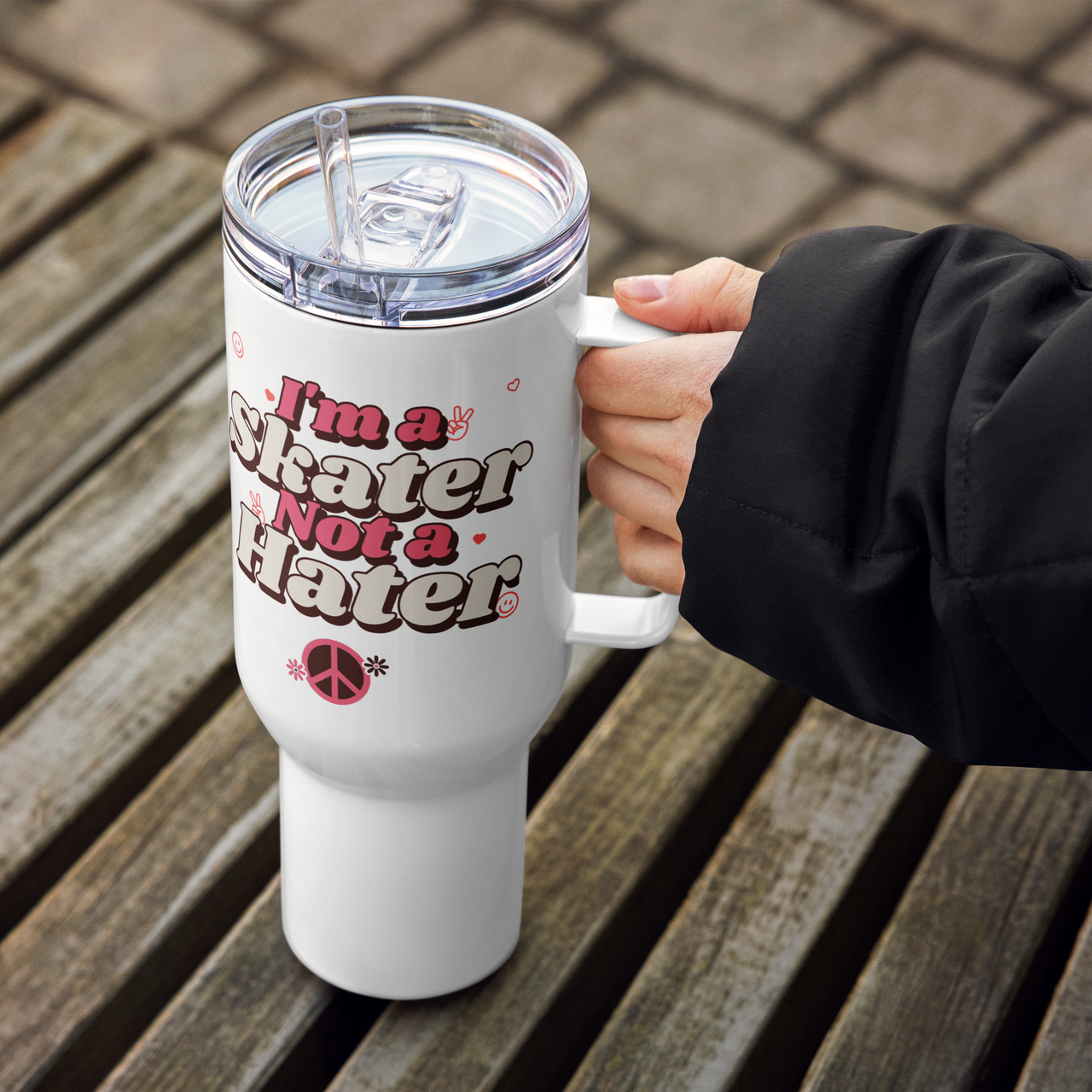 Skater Not A Hater Tumbler