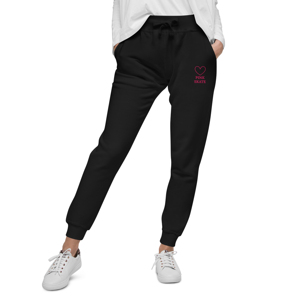 Love Pinkskate Embroidered Joggers