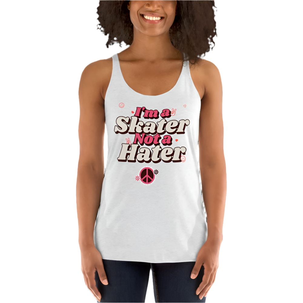 Skater Not A Hater Racerback Tank