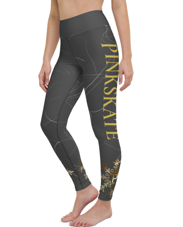 Gold Level Snowflake Leggings