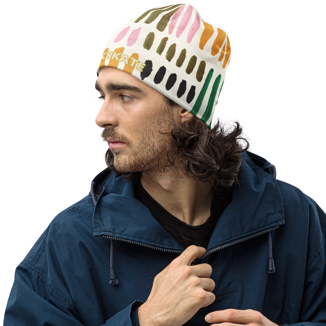 Paint swatch beanie