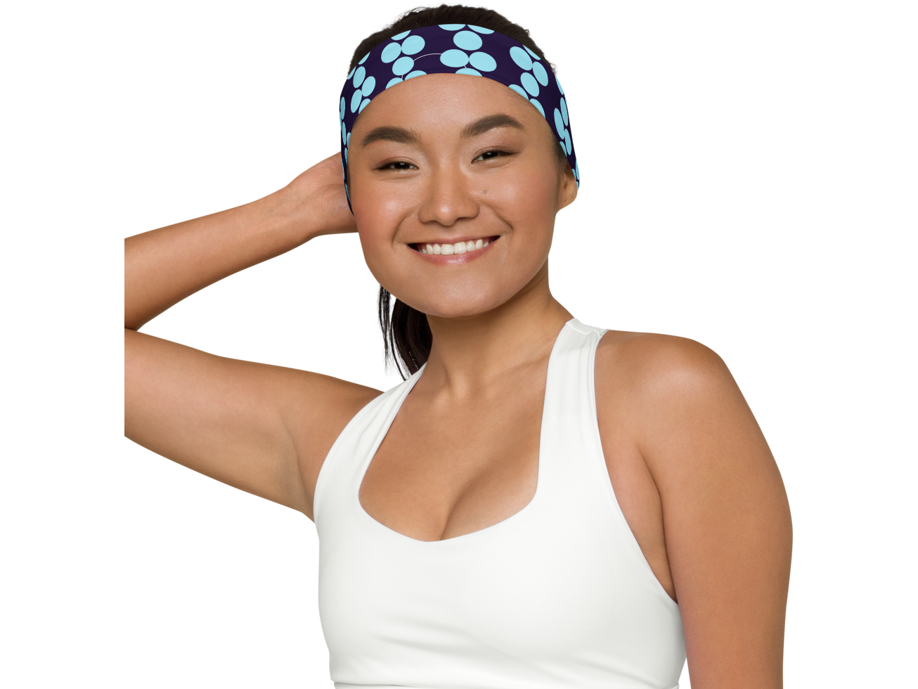 Pinkskate Deep Blue Headband