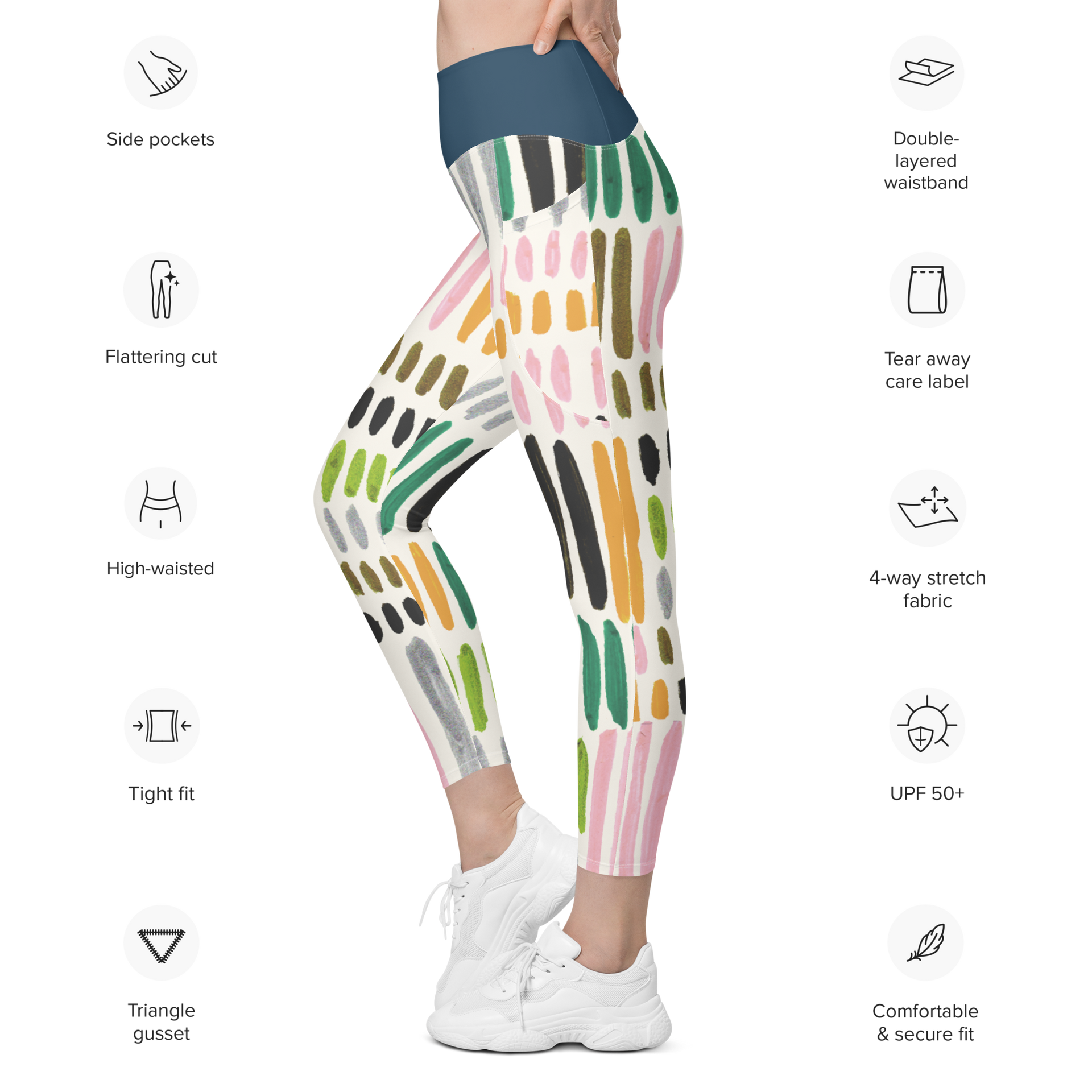 Paint Swatch Pocket Leggings