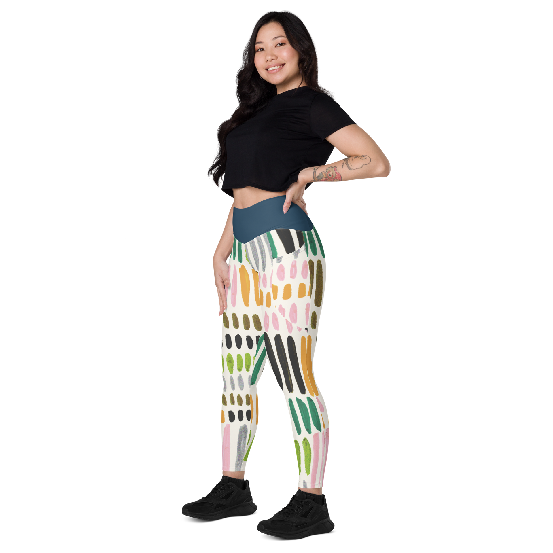 Pinkskate Paint Swatch Pocket Leggings