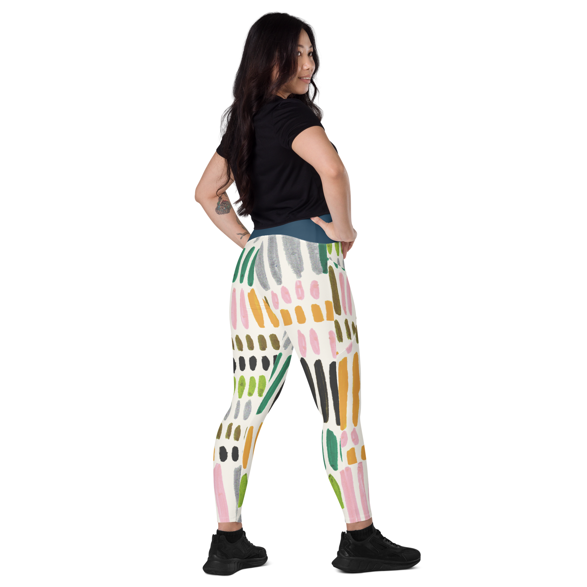 Pinkskate Paint Swatch Pocket Leggings