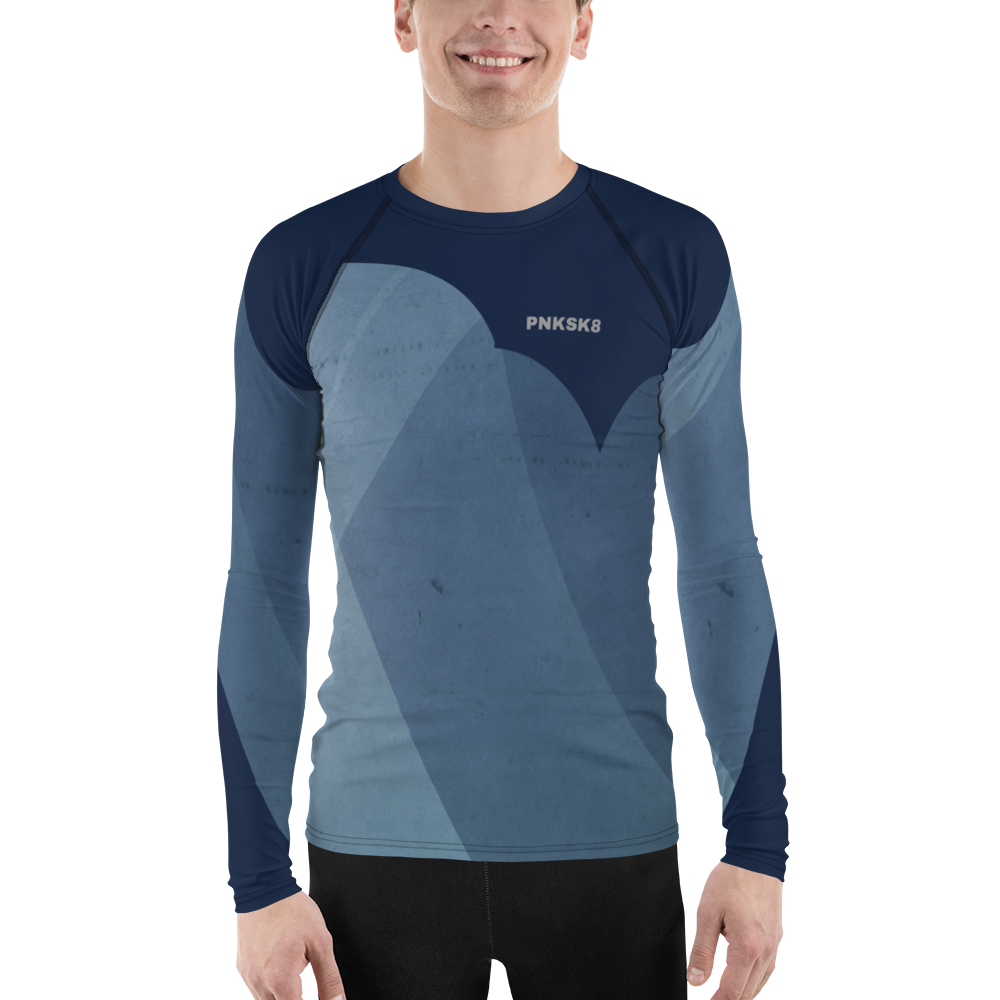 Blue Graphite Rash Guard