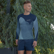 Blue Graphite Rash Guard