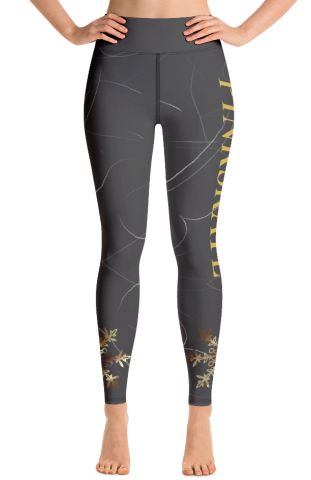 Gold Level Snowflake Leggings