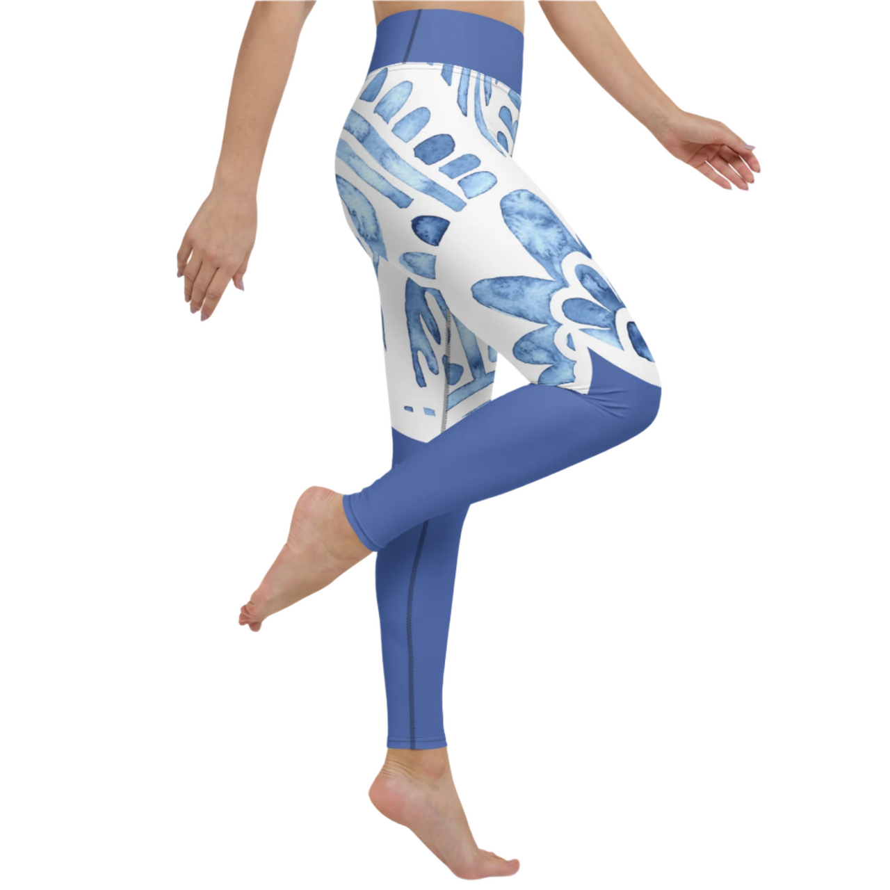 Porcelain Blue Yoga Leggings