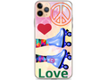 Peace Love and Skate iPhone Case