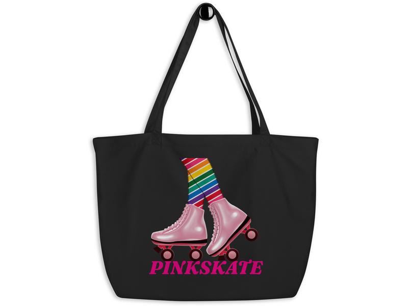 Pinkskate Roller Girl Tote Bag