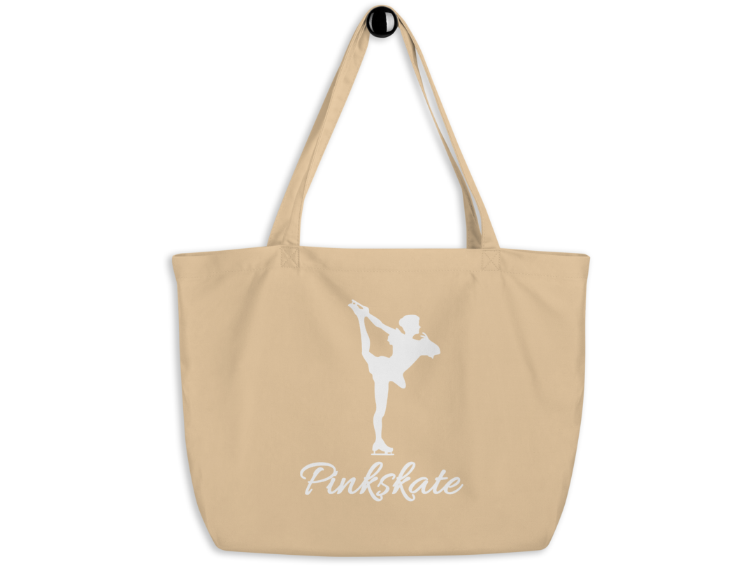 Tan Figure Skating Tote Bag