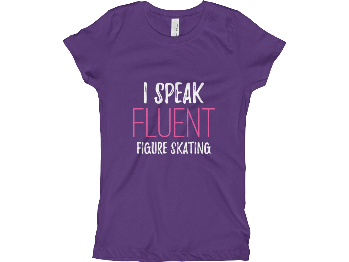 Girl's Figure Skating Tee