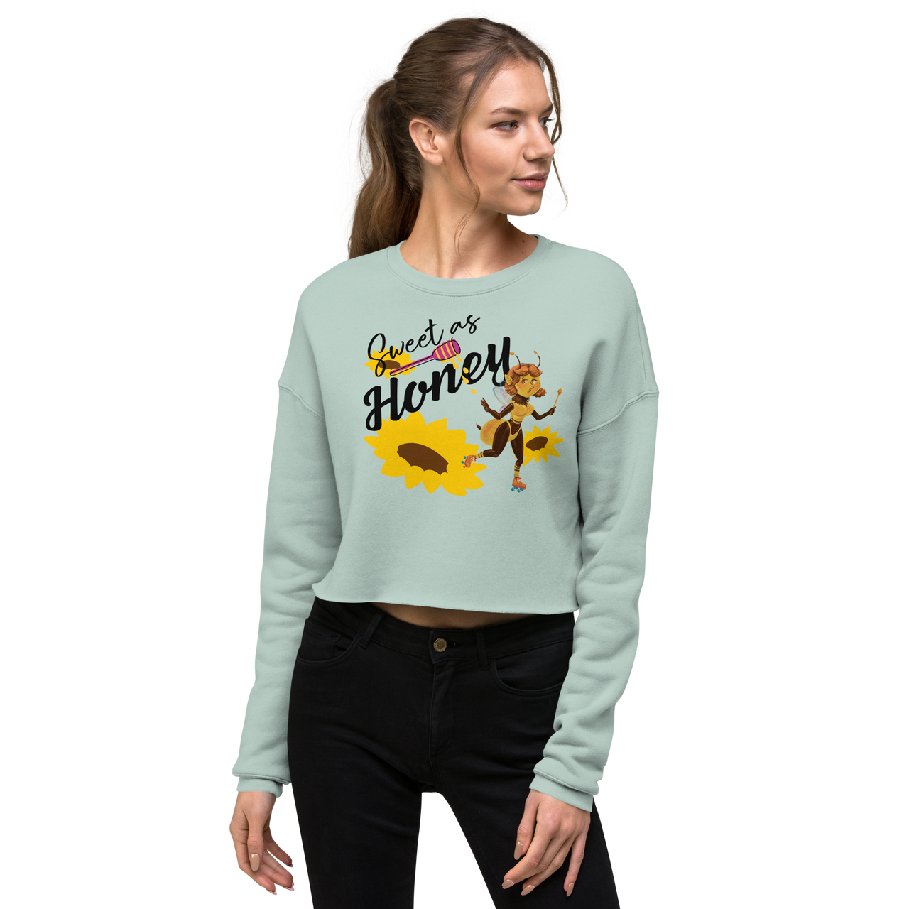 Honey Bee Roller Skate Crop Top