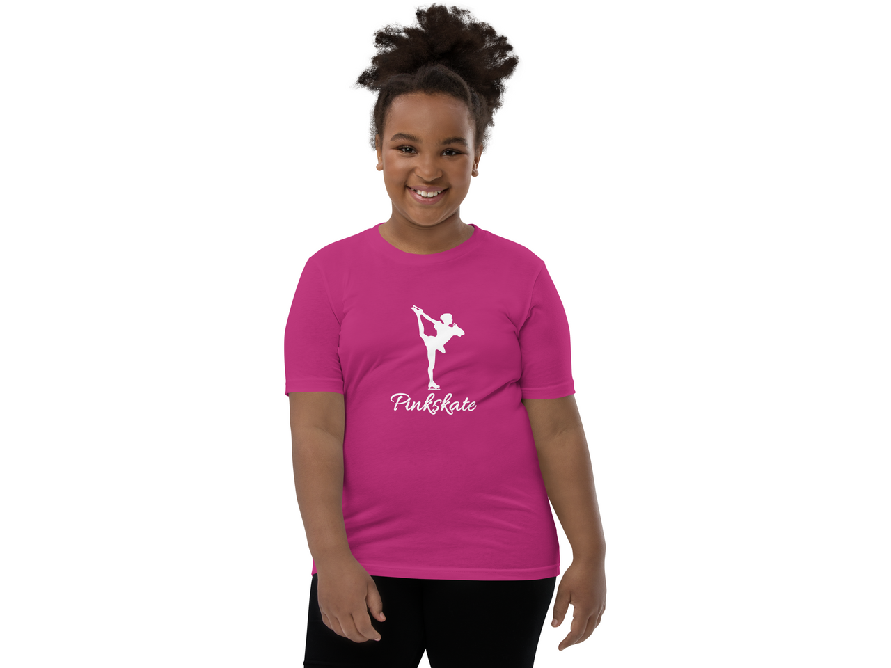 Girls Pinkskate Figure Skating T-shirt