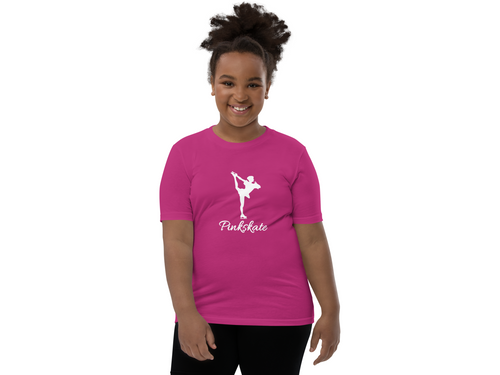 Girl's Pinkskate Figure Skating T-shirt